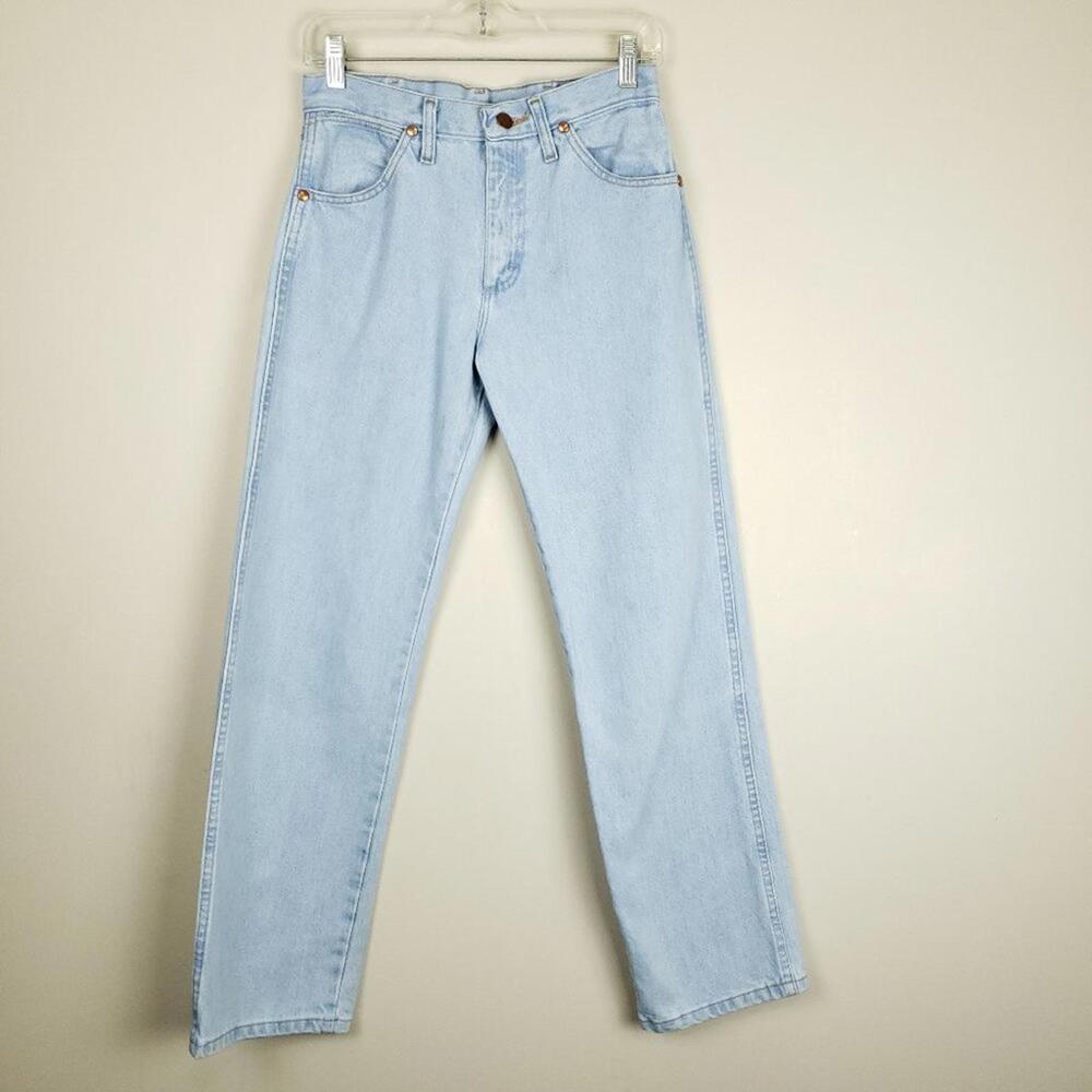 Vintage Wrangler Light Blue Straight Jeans 28 x 30